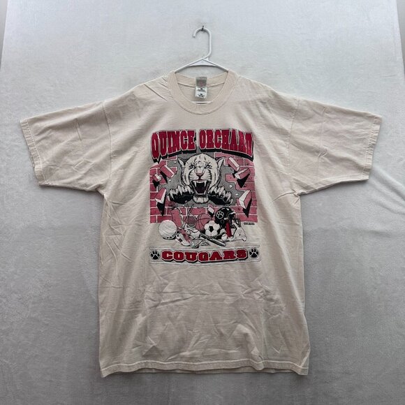 Fruit of the Loom Other - Vintage  Brigham Young University T Shirt Mens XL Cream BYU Cougars 90s